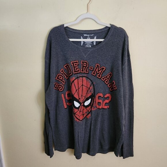 Disney Store Spiderman Thermal Shirt Size XXL - Picture 2 of 5